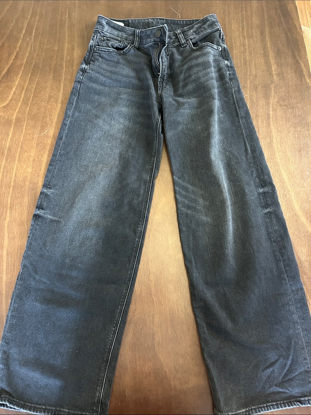 American Eagle Outfitters Men's Black Bootcut Jeans